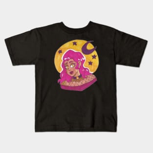 Moon Light Lady Kids T-Shirt